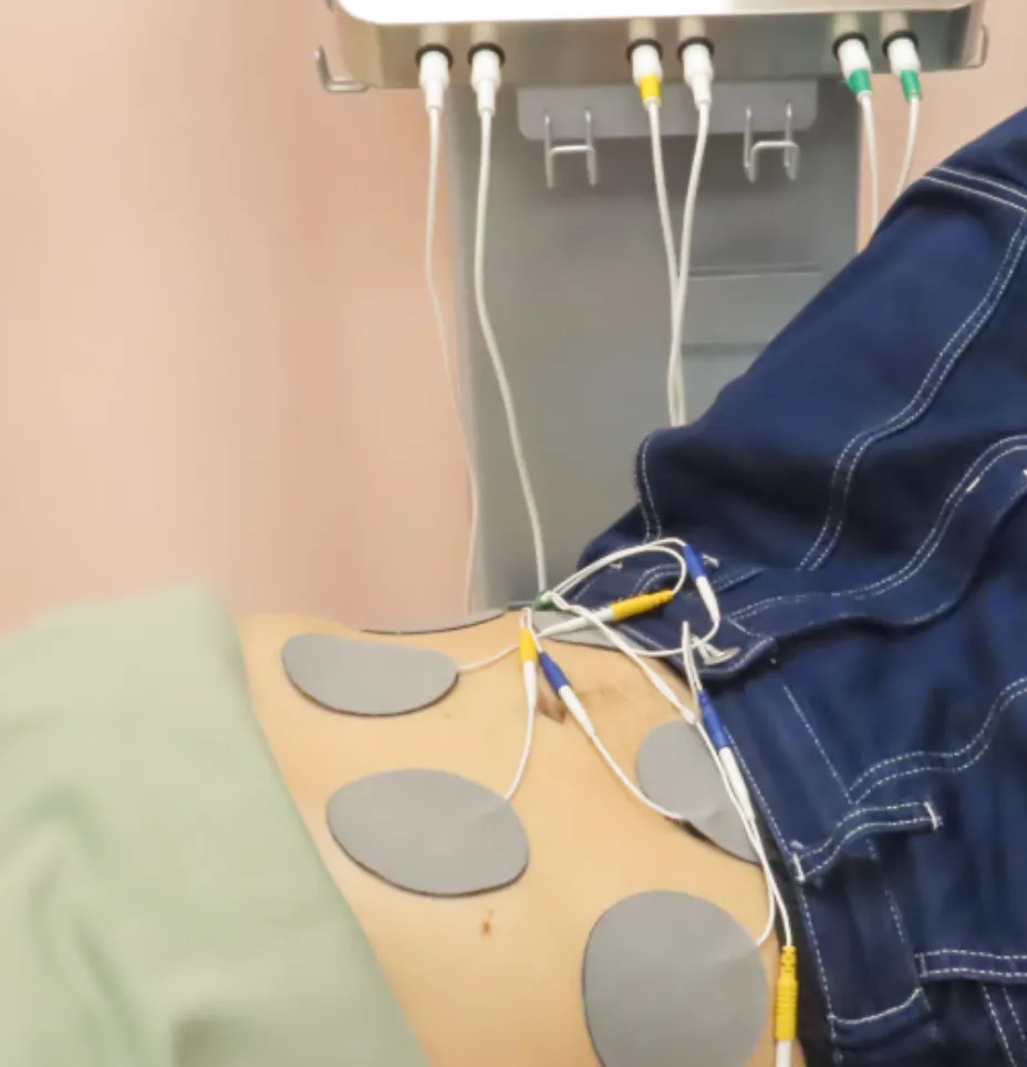 器具を使用している施術