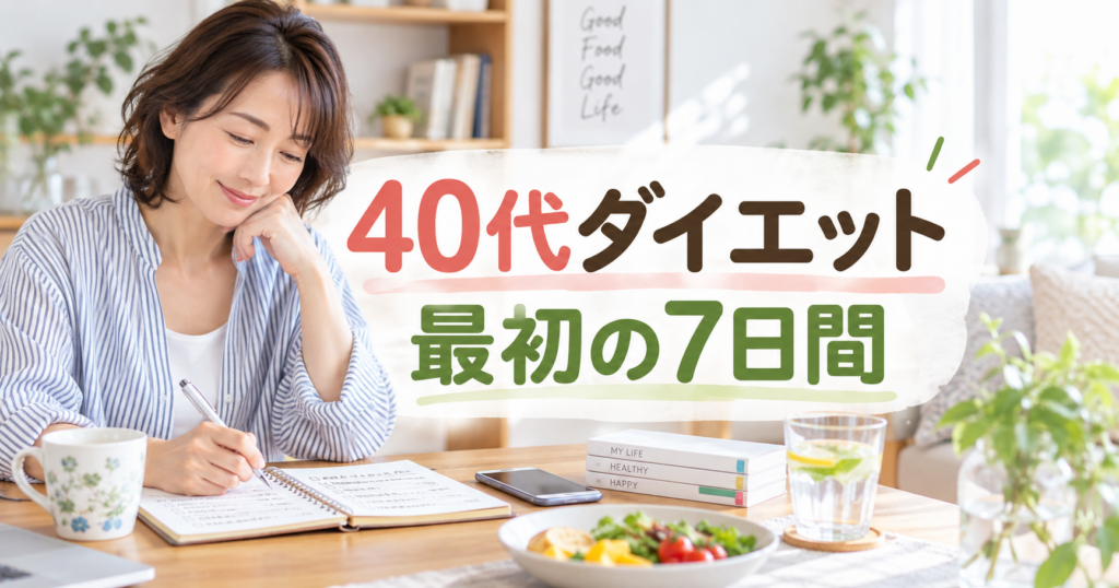 40代女性のダイエット 最初の7日間